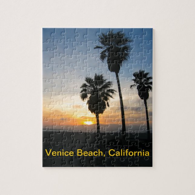 Quebra-cabeça Venice Beach California Sunset (Vertical)