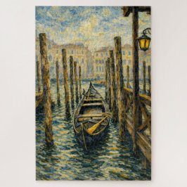 Quebra-cabeça Venice Gondola Van Gogh Style Mosaic Art Puzzle
