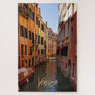 Quebra-cabeça Venice Itália Canal Building Viagem