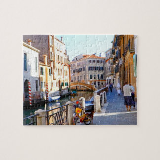 Quebra-cabeça Venice walkway, por canal fluvial italiano, Itália