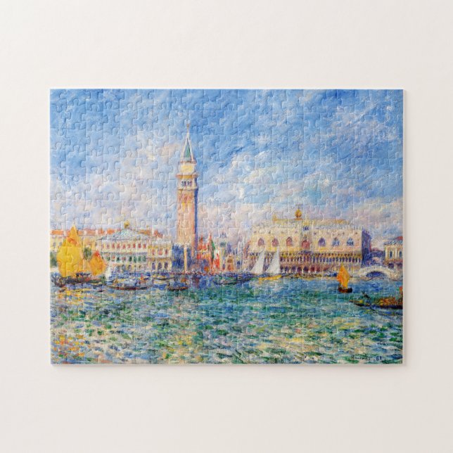 Quebra-cabeça Venise, Veneza, Renoir (Horizontal)