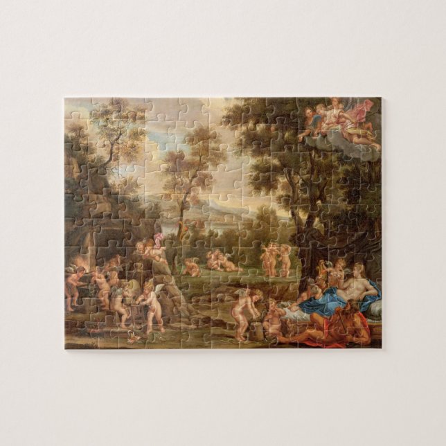 Quebra-cabeça Venus na forja de Vulcan, século XVIII (Horizontal)