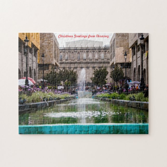 Quebra-cabeça Veracruz México. (Horizontal)