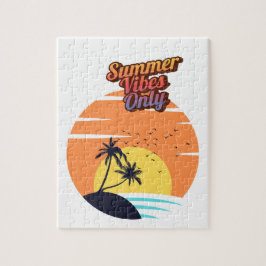 Quebra-cabeça Verão vibe pôr do sol.