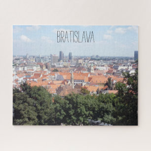 Quebra-cabeça verde cidade de bratislava