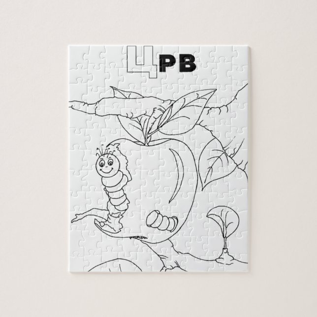 Quebra-cabeça verme cirílico sérvio (Vertical)