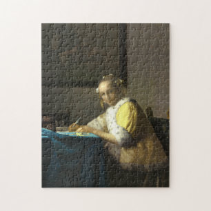 Quebra-cabeça Vermeer A Lady Escrevendo a Carta