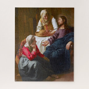Quebra-cabeça Vermeer - Cristo na Casa de Martha e Mary