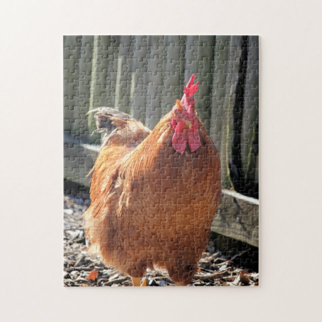 Quebra-cabeça Vermelho (Vertical)