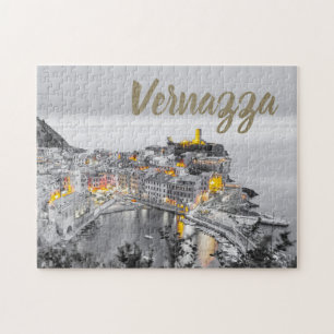Quebra-cabeça Vernazza Cinque Terre Liguria Itália Bônus de Ar