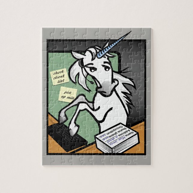 QUEBRA-CABEÇA VERTICAL UNICORN GRÁFICO CLERICAL FU (Vertical)
