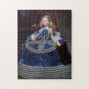 Quebra-cabeça Vestido Azul de Infanta Margarita Teresa Velazquez