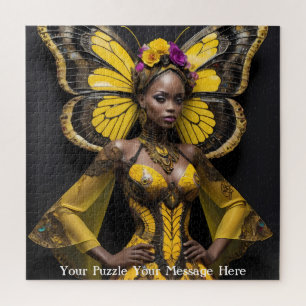 Quebra-cabeça Vestido de borboleta africana