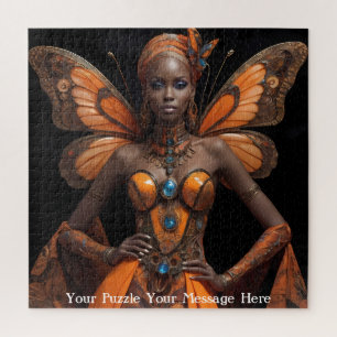 Quebra-cabeça Vestido de borboleta africana