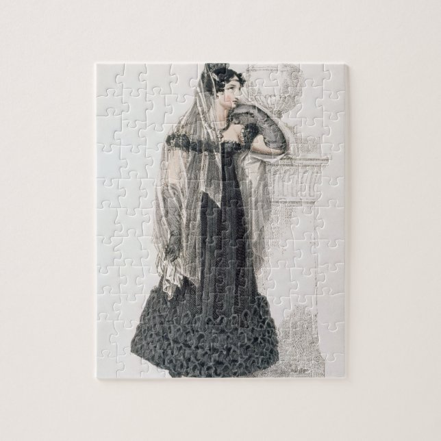 Quebra-cabeça Vestido de lamentação, placa de forma do (Vertical)