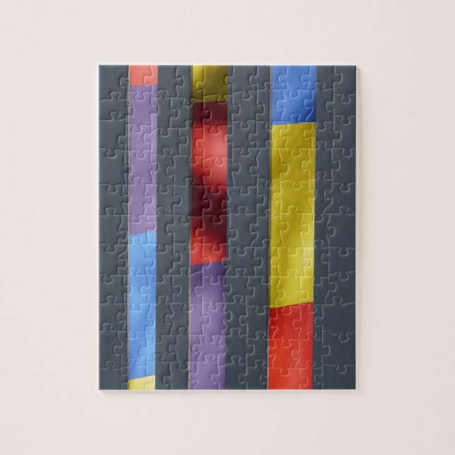 Quebra-cabeça Vestuário Artístico Com Vestuário De Multicores (Vertical)