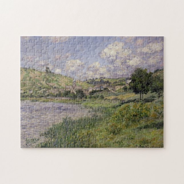 Quebra-cabeça Vetheuil Paysage Landscape Monet Fine Art (Horizontal)