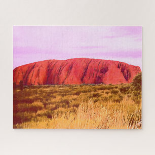 Quebra-cabeça viagem da Austrália Central