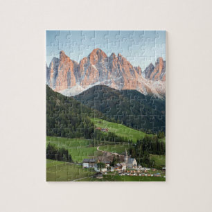 Quebra-cabeça Viagem das Montanhas Dolomite da Vila Alpina