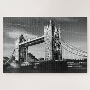 Quebra-cabeça Viagem de Arte da Ponte Black White London