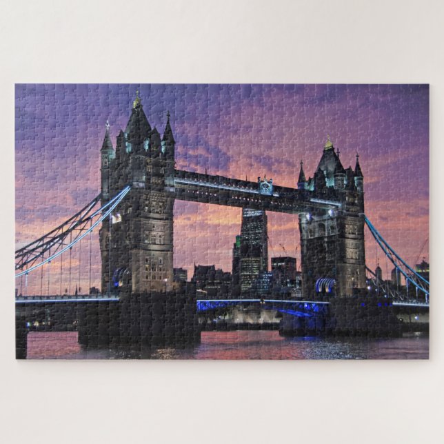 Quebra-cabeça Viagem de Arte da Ponte de Londres (Horizontal)