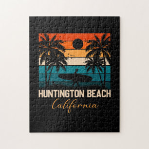 Quebra-cabeça Viagem de férias na Califórnia em Huntington Beach