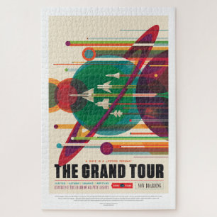 Quebra-cabeça Viagem do Colorir Vintage Grand Tour