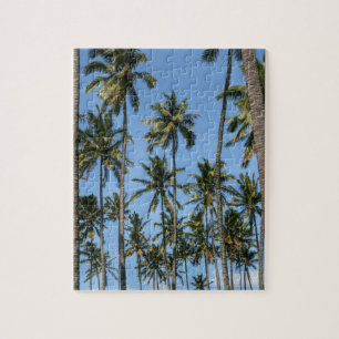 Quebra-cabeça Viagem Exotic Beach Palm Trees
