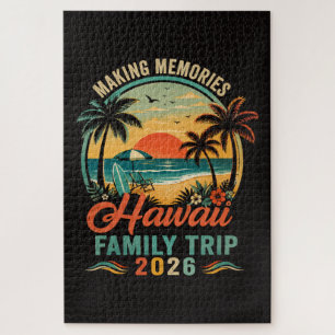 Quebra-cabeça Viagem Familiar ao Havaí Pôr do Sol Tropical 2026