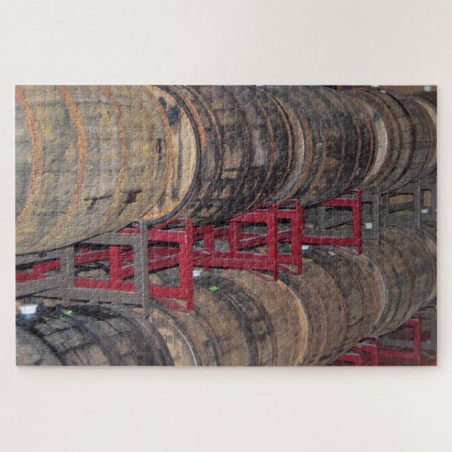 Quebra-cabeça Viagem Fotografia das Barris de Vinho (Horizontal)