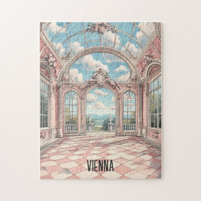 Quebra-cabeça Viagem para Viena Áustria (Vertical)