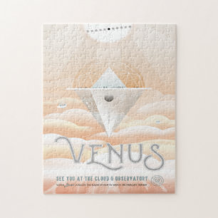 Quebra-cabeça Viagem Sci-Fi Ad, Vênus Planeta