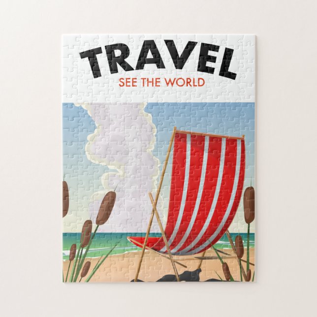 Quebra-cabeça Viagem Veja o Mundo (Vertical)