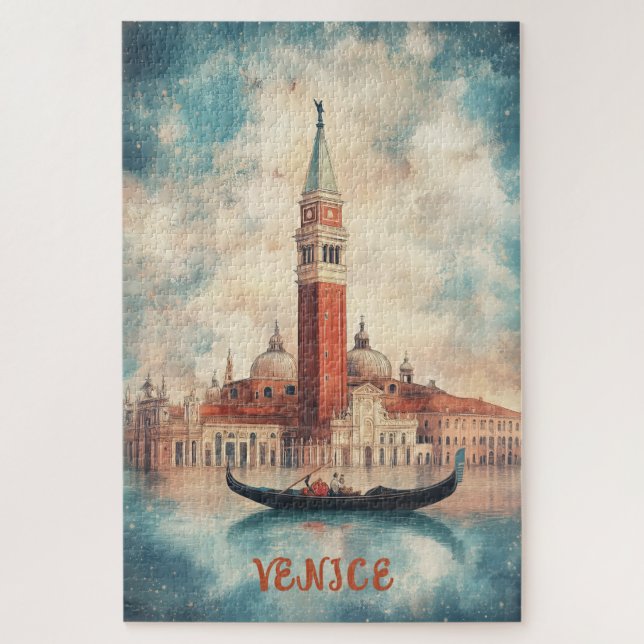 Quebra-cabeça Viagem Veneza Itália (Vertical)