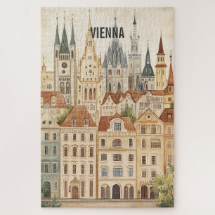 Quebra-cabeça Viagem Viena Áustria