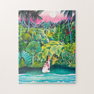 Quebra-cabeça Viagem Vintage Hawaii