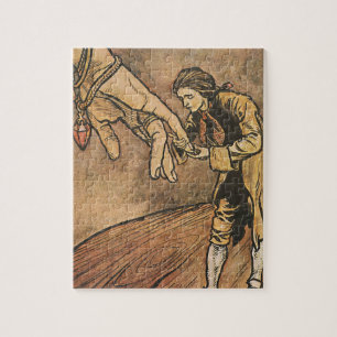 Quebra-cabeça Viagens de Gulliver Vintage por Arthur Rackham