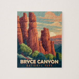 Quebra-cabeça Viagens vintage Bryce Canyon National Park Utah