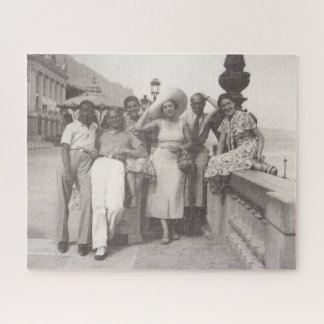 Quebra-cabeça Viagens vintage da antiga foto francesa Riviera 19