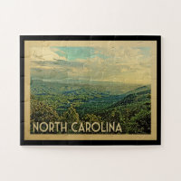 Viagens vintage das Montanhas da Carolina do Norte