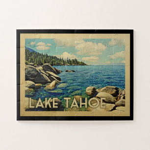 Quebra-cabeça Viagens vintage de Lake Tahoe