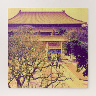 Quebra-cabeça Viagens vintage de Tumbas Ming na China