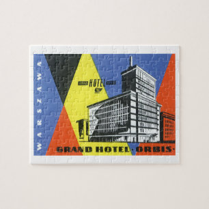 Quebra-cabeça Viagens vintage Europe, Varsóvia (Varsóvia), Polôn