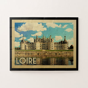 Quebra-cabeça Viagens vintage Loire France - Chateau Chambord