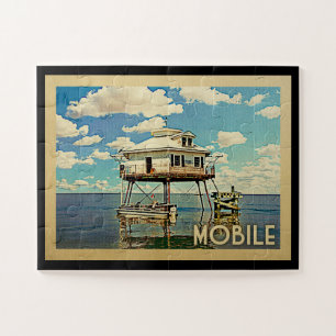 Quebra-cabeça Viagens vintage Mobile Alabama