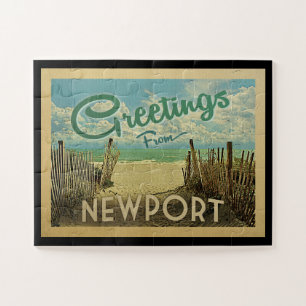 Quebra-cabeça Viagens vintage Newport Beach