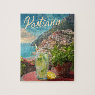 Quebra-cabeça Viagens vintage Positano Itália