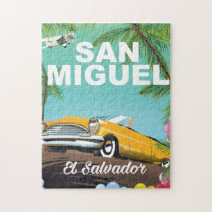 Quebra-cabeça Viagens vintage San Miguel El Salvador