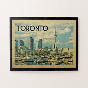 Quebra-cabeça Viagens vintage Toronto Canadá