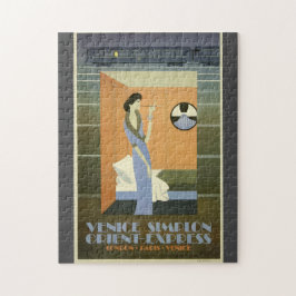 Quebra-cabeça Viagens vintage Veneza Orient Express Poster